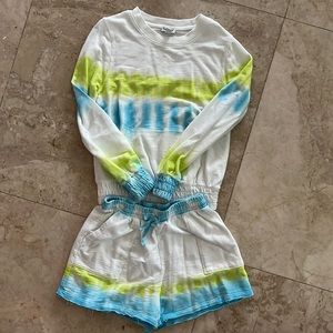 Splendid Tie Dye Set Hoodie and Shorts